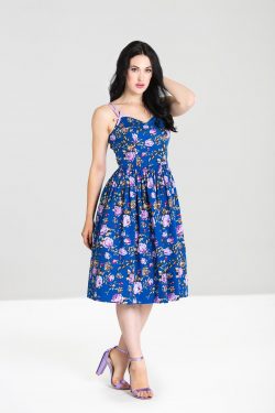 HELL BUNNY VIOLETTA 50S DRESS.