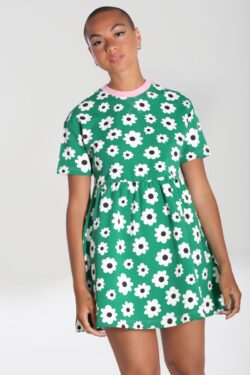 Hell bunny kitsch daisy mini dress.