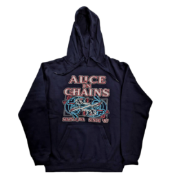 Alice in chains totem fish navy hoodie.
