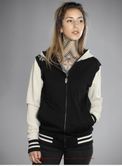 Hyraw veste lippe femme sorority jacket.