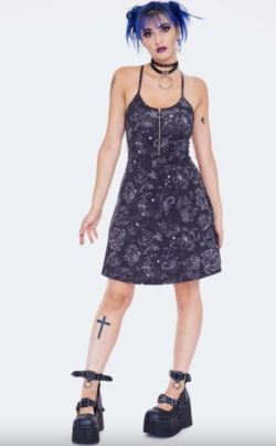 jawbreaker mini cami zodiac dress