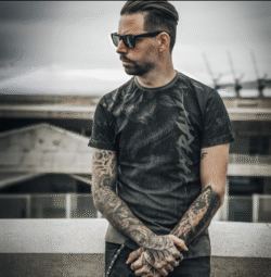 hyraw engraved t-shirt.