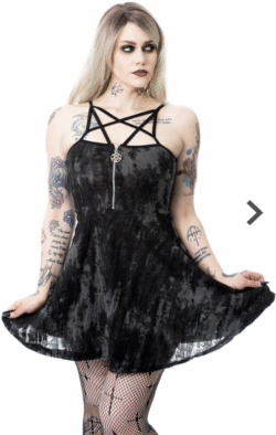 heartless ghoul ethic mini dress.