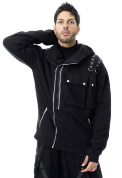 poizen industries valen zip hoodie.