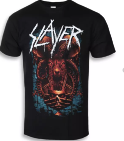 slayer goat t-shirt.
